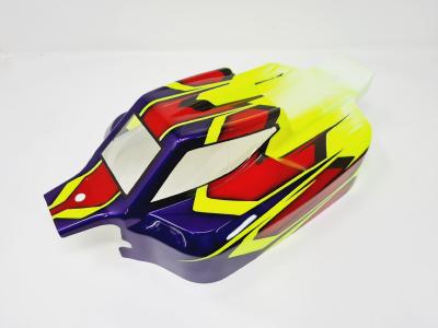 UK-Painted body ST4-Falcon purple/red/yellow for S35-4E WORKZ