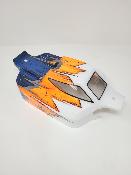 UK-Painted body ST-4 Falcon white/fluorescent orange/metalic blue for S35-4E SWORKZ
