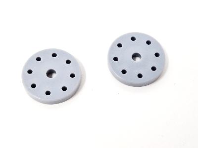 UK-1/8 BBS Precision Plastic Shock Piston(1.3X8Holes) (2) SWORKZ
