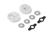 UK-2-way flow delrin shock piston 8-H (1.3mm) & 2-H (1.2mm) (2) X-RAY