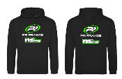 UK-SWEAT  WS LINE / PR RACING - NOIR/VERT 280GR - Taille au choix WS-LINE