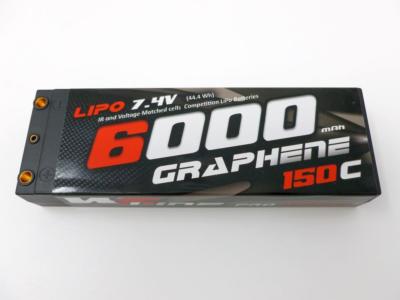 UK-Accus Stick 6000 mAh 150C Graphène Low Gravity 2S1P /PK4MM WS-LINE