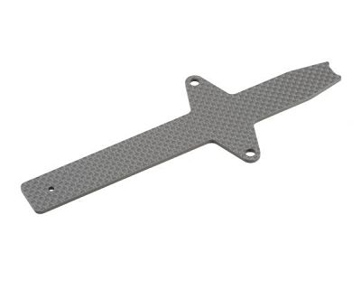 UK-T4 FT Battery Strap, carbon fiber, with decal TEAM-ASSOCIATED