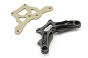 UK-HYPER VS FRONT ALUM TOP PLATE & HOLDER HOBAO RACING
