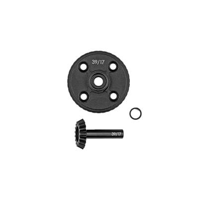UK-RC10B84 FT 39/17 Ring and Pinion Overdrive Gear Set, Steel TEAM-ASSOCIATED