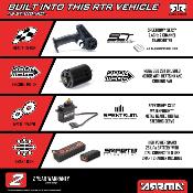 UK-QUAKE GROM 4x4 SMART Small Scale Desert Truck (PURPLE) ARRMA