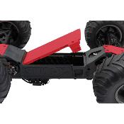 UK-1/10 GORGON 4X2 MEGA 550 Brushed Monster Truck RTR with Battery & Charger, Red ARRMA