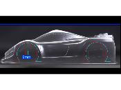 UK-Bodies 1/8 GT7 with wing Type S (1.0mm) clear BLITZ