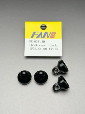 UK-Schock caps, black, 4pcs FAN RC