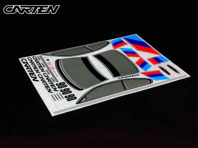 UK-1/10 GT2 Up Decals bodies CARTEN