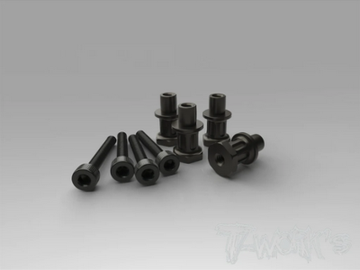 UK-Hard Coated 7075-T6 Alum. Shock Standoffs (For Kyosho MP9 TKI3/TKI4/MP9e EVO/MP10) 4pcs. T-WORK'S