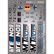 UK-Decal Sheet (MT410 2.0) TEKNO-RC