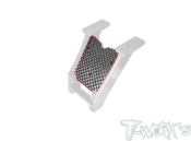 UK-Graphite Rear Wing Mount Plate ( For Mugen MBX8R ) T-WORK'S