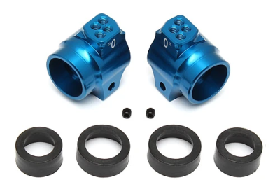 UK-FT Aluminum Rear Hubs, blue TEAM-ASSOCIATED