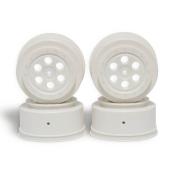 UK-TR606 SCT Wheel (WHITE, SCT410 offset, 4pcs) TEKNO-RC