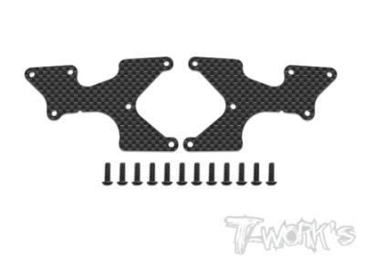 UK-Graphite Rear A-arm Stiffeners 1.5mm ( For TLR 8IGHT-X/XE 2.0 ) T-WORK'S