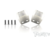 UK-Stainless Steel Rear Chassis Skid Protector ( AGAMA A319 ) 2pcs. T-WORK'S