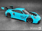 UK-P-GT3R 1/7 ARRMA Infraction-Limitless Pre-Cut body Clear BITTYDESIGN