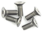 UK-TITANIUM CSK HEX SCREWS M4 X 10 PK10 CORE-RC