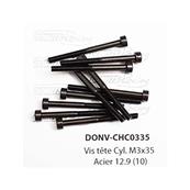UK-M3x35 Cap Screw Steel 12.9 (10) DONUTS RACING