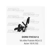 UK-M2x12 Countersunk Screw Steel 10.9 (10) DONUTS RACING