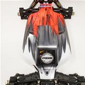 UK-Painted body ST-4 Falcon red/aluminium for S35-4E SWORKZ