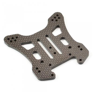 UK-VS GRAPHITE REAR SHOCK TOWER- 4MM HOBAO RACING