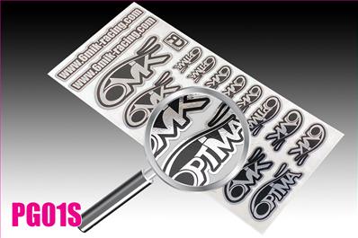 UK-Stickers chrome (210x100mm) 6-MIK