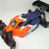 UK-Painted body ST4-Falcon orange/blue for S35-4E SWORKZ