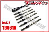 UK-Hybrid Titanium Turnbuckle Set For Team Losi 22 Ver.2.0 T-WORK'S