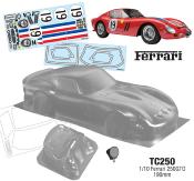 UK-Bodie 1/10e FERRARI F250 GTO 190mm (unpainted) TEAM-C