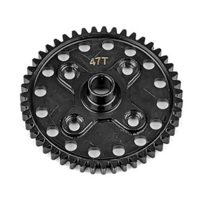 UK-Spur Gear (47t, steel, CNC, lightened, NB/NT48 2.x) TEKNO-RC