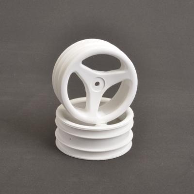 UK-Front Wheels; White 3 Spoke CAT SCHUMACHER