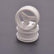UK-Rear Wheels; White 3 Spoke - CAT/Fbl SCHUMACHER