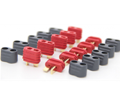 UK-Male and female Deans sockets (pair) with wire solder protection WS-LINE