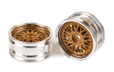 UK-2-Piece Mesh Wheels (1Pr) TAMIYA