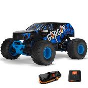UK-1/10 GORGON 4X2 MEGA 550 Brushed Monster Truck RTR with Battery & Charger, Blue ARRMA