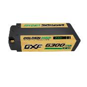 UK-Lipo Batterie 2S 7.6V 6300mAh 140C Gold-NGP 5mm with DEAN cable DXF