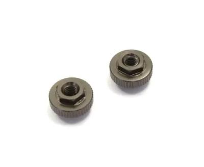 UK-Battery Post Adjust Nut GUNMETAL (2) KYOSHO