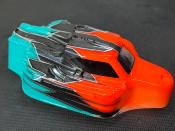 UK-Body "MYSTRAL" Orange Fluo/Gun Métal/Turquoise Universel WS-LINE
