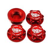 UK-Ultra-Lightweight Wheel Nuts – Fine Thread M12x1.0 (Red) RC-PROJECT