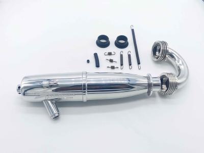 UK-Power Exhaust System Polished EFRA 2099 "Performance" Off Road SWORKZ
