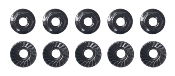 UK-M4 Low Profile Serrated Steel Wheel Nuts TEAM-ASSOCIATED