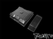 UK-1/10 Lexan Flat Rear Wing With Center Divider 7" Wide 2pcs. T-WORK'S