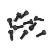 UK-M3x8mm Cap Head Screws (black, 10pcs) TEKNO-RC