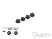 UK-CNC Machined Derlin Arm Mount Insert ( For Mugen MBX8R A & B Mount ) Type A 4pcs. T-WORKS