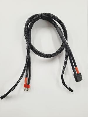 UK-Câble de charge 2S Deans + prise d'Équilibrage pour sortie chargeur XT60 (60cm) WS-LINE