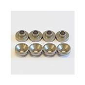 UK-Universal Aluminium servo washer black (8) DONUTS RACING