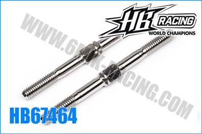 UK-Steering turnbuckle 4x55mm (2pcs) HB RACING