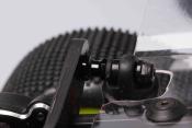 UK-Aluminium Shock Stand off Set - Black - (4pcs) PR RACING
